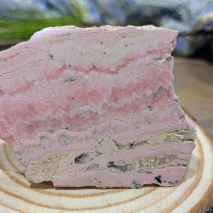 Pink Rhodochrosite Slab