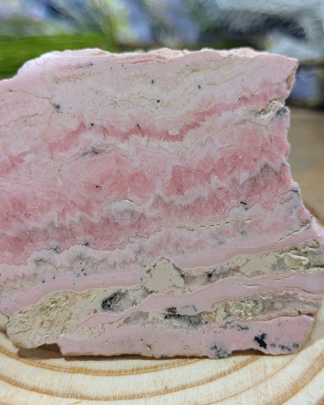 Pink Rhodochrosite Slab