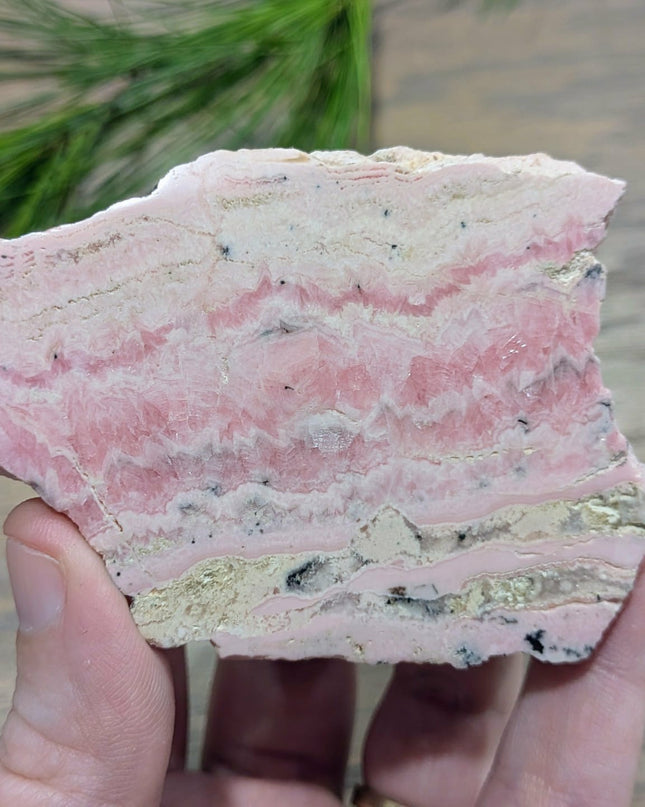 Pink Rhodochrosite Slab