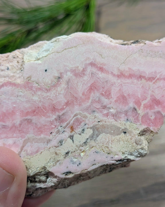 Pink Rhodochrosite Slab
