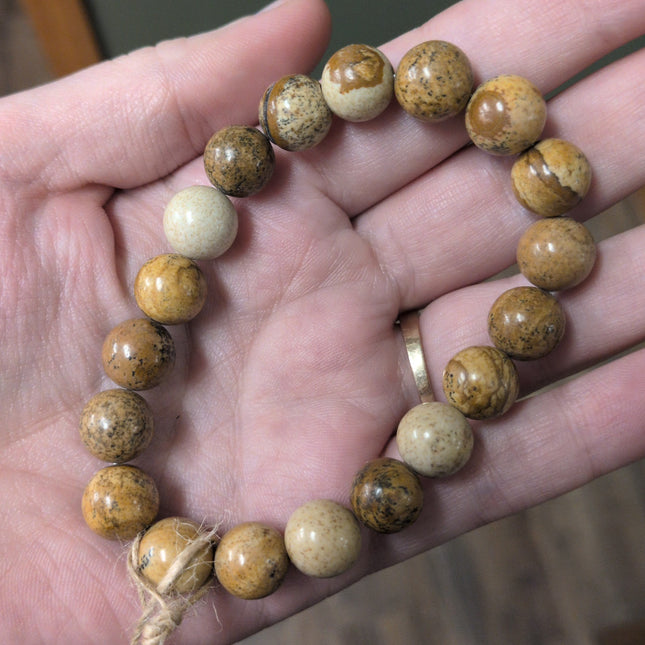 Picture Jasper Bracelet 10mm