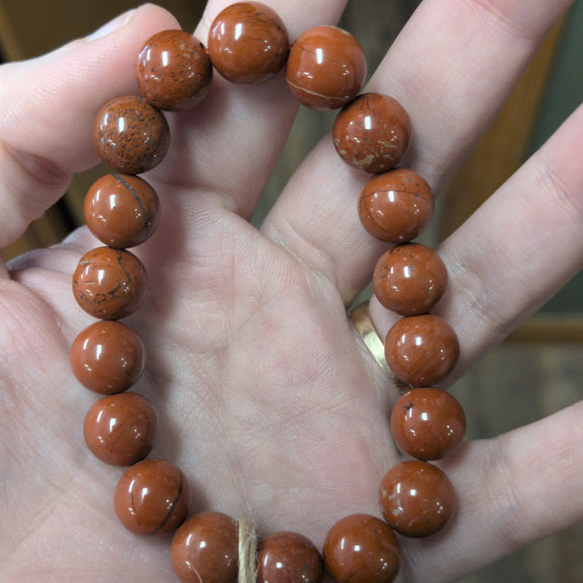 Red Jasper Bracelet 10mm