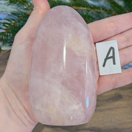 Pink Rose Quartz Freeforms - Variant A