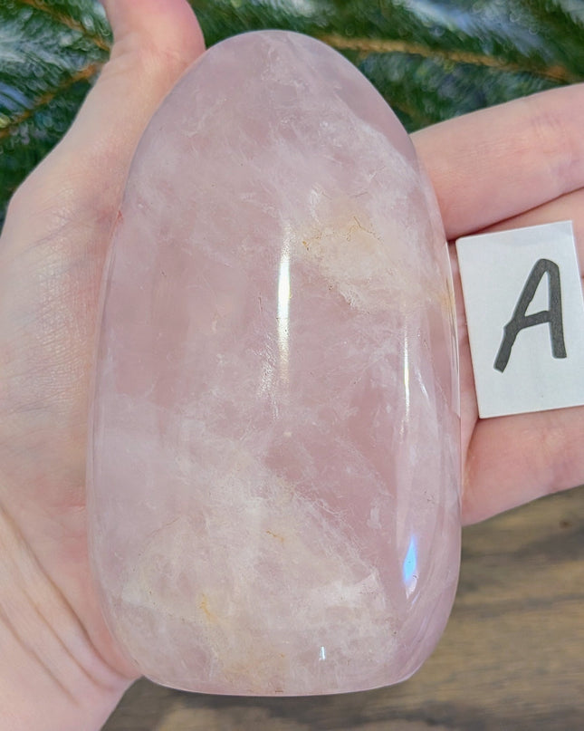 Pink Rose Quartz Freeforms - Variant A