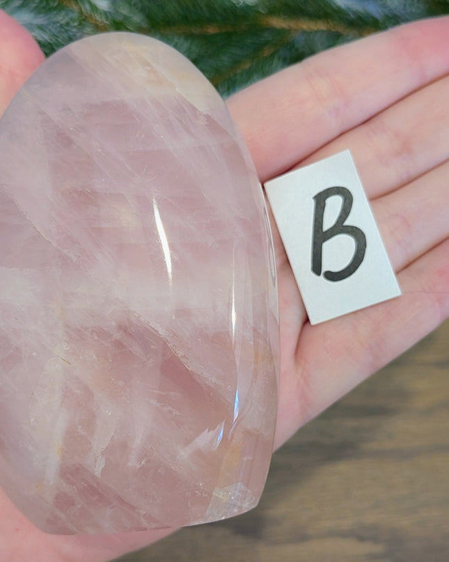 Pink Rose Quartz Freeforms - Variant B