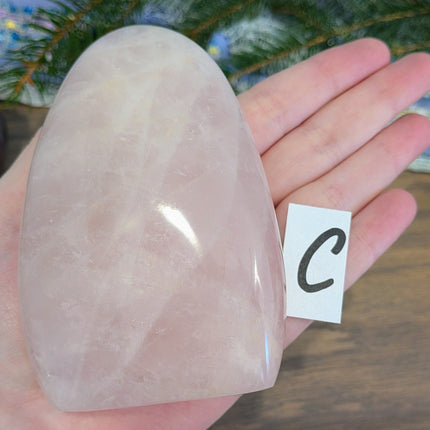 Pink Rose Quartz Freeforms - Variant C