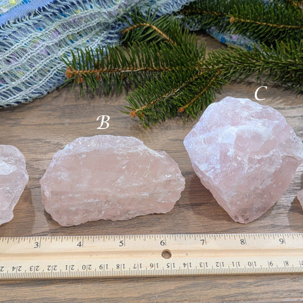 Pink Rose Quartz Rough Stones