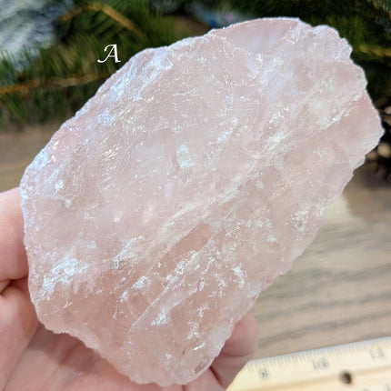 Pink Rose Quartz Rough Stones - Variant A