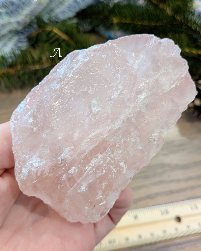 Pink Rose Quartz Rough Stones - Variant A