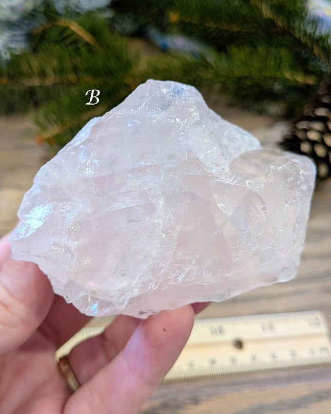 Pink Rose Quartz Rough Stones - Variant B