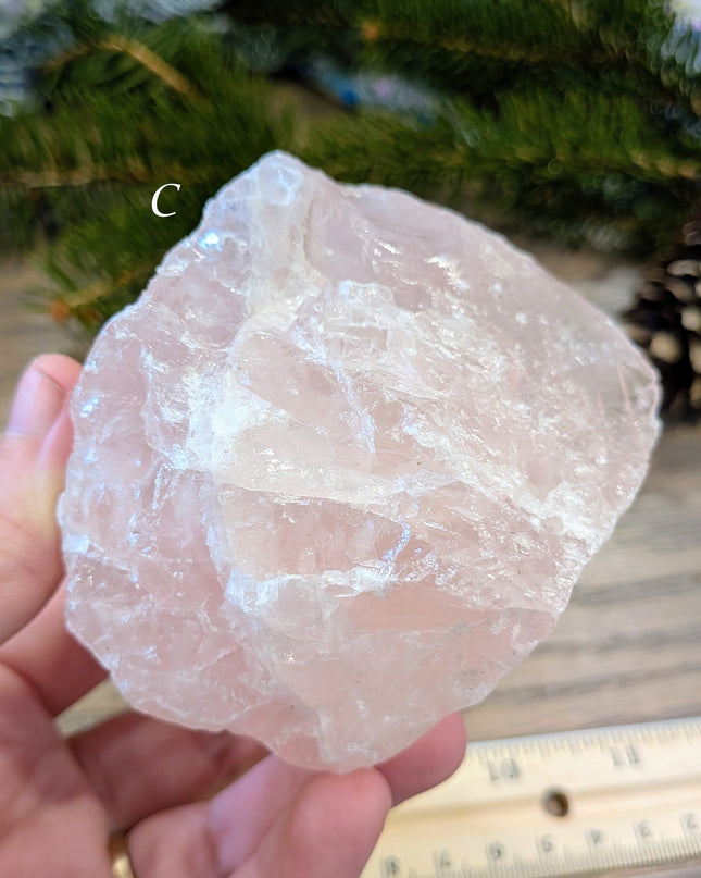 Pink Rose Quartz Rough Stones - Variant C