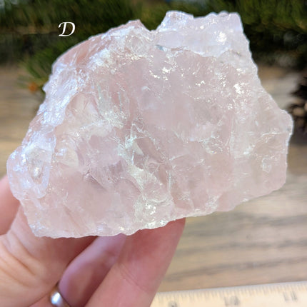 Pink Rose Quartz Rough Stones - Variant D