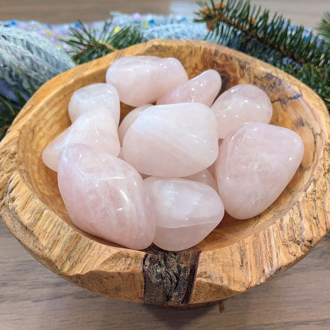 Pink Rose Quartz Tumbled Stones