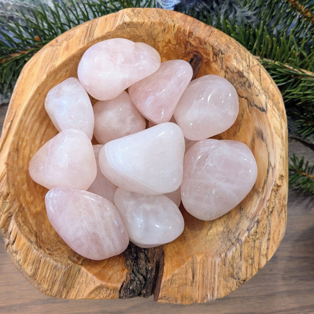 Pink Rose Quartz Tumbled Stones
