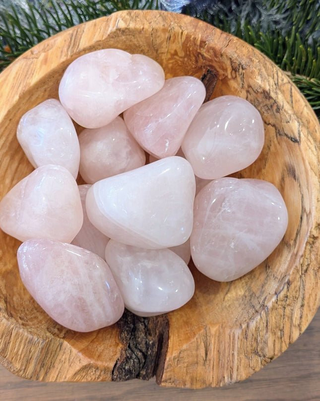 Pink Rose Quartz Tumbled Stones