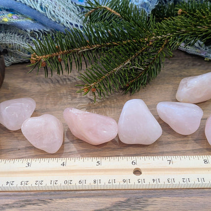 Pink Rose Quartz Tumbled Stones