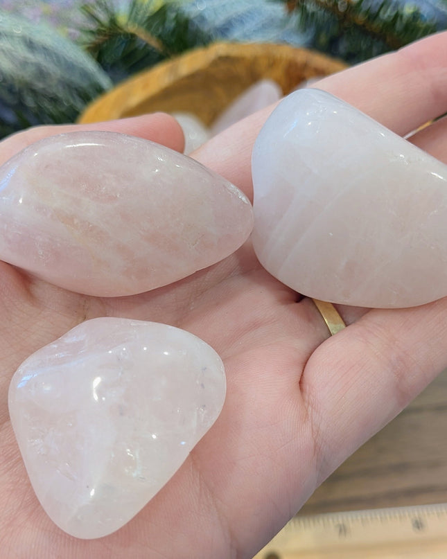 Pink Rose Quartz Tumbled Stones