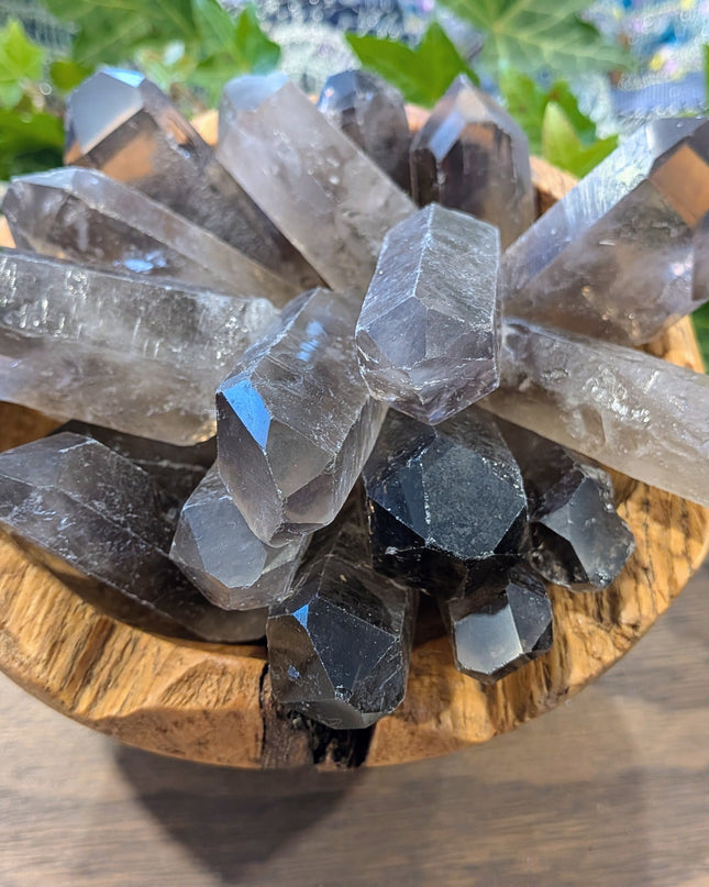 Grey Smoky Quartz Rough Points