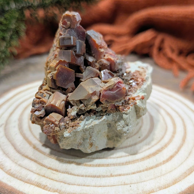 Orange Vanadinite Specimen
