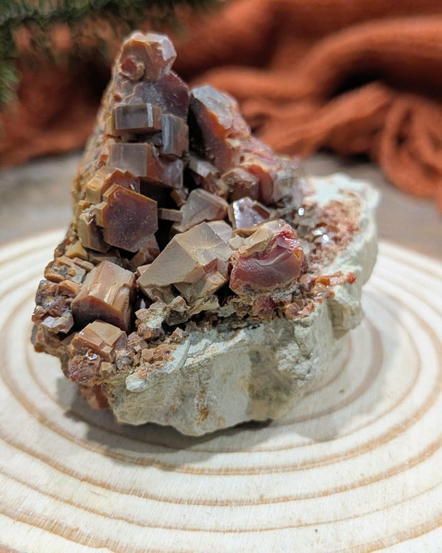 Orange Vanadinite Specimen