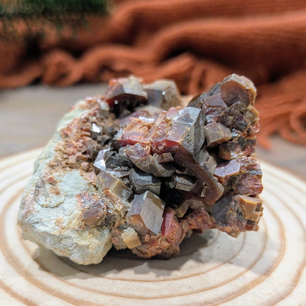 Orange Vanadinite Specimen