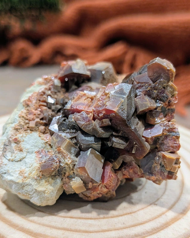 Orange Vanadinite Specimen