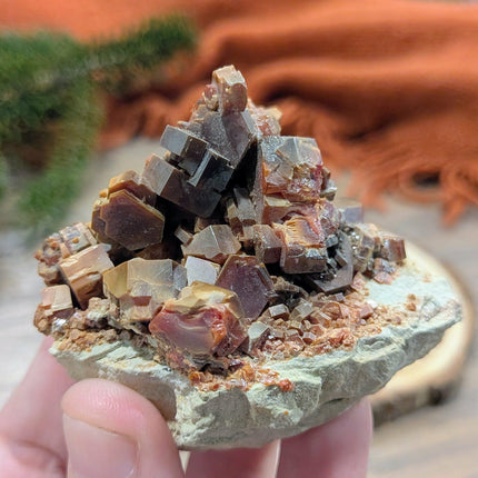 Orange Vanadinite Specimen