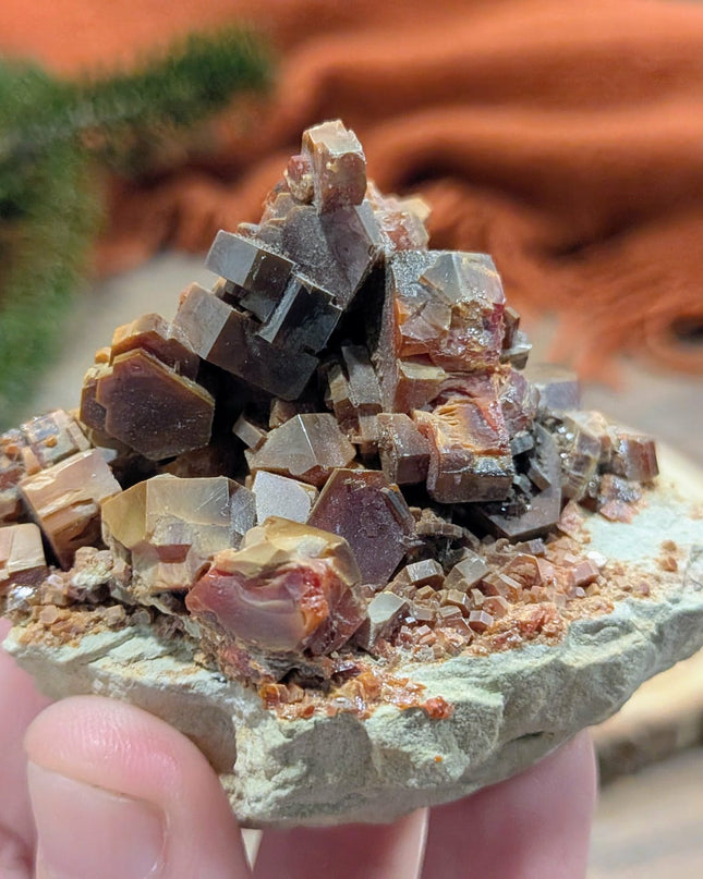 Orange Vanadinite Specimen