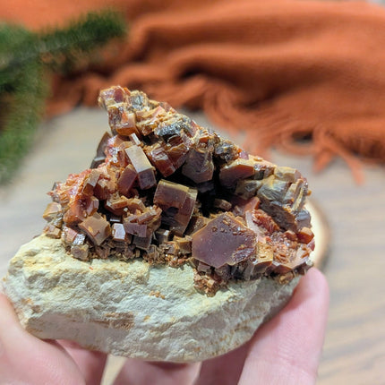 Orange Vanadinite Specimen