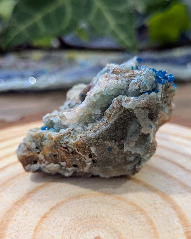 Blue Veszelyite Specimen