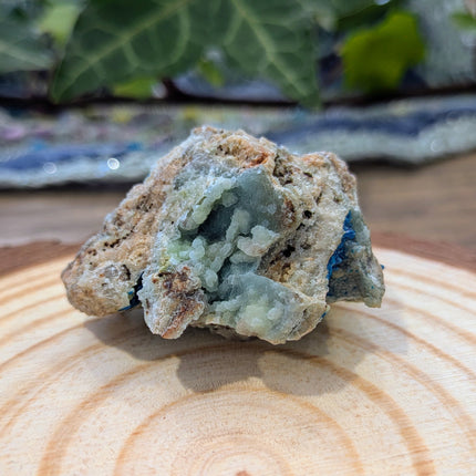 Blue Veszelyite Specimen