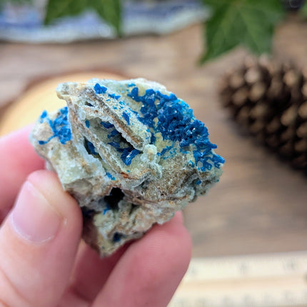 Blue Veszelyite Specimen