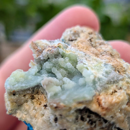 Blue Veszelyite Specimen