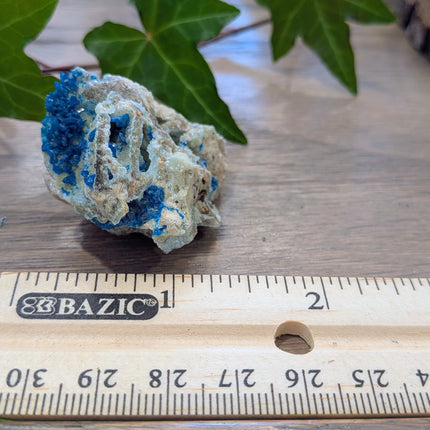 Blue Veszelyite Specimen
