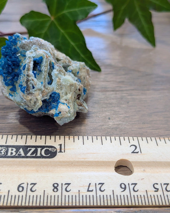 Blue Veszelyite Specimen